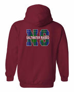 Saltwater Raised NS Left Chest and Back Pullover Hoodie - Unisex