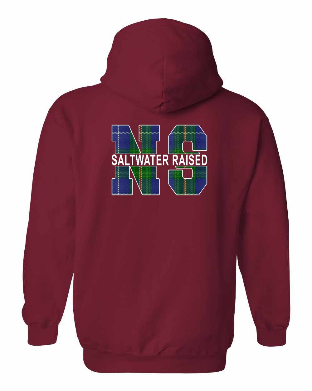 Saltwater Raised NS Left Chest and Back Pullover Hoodie - Unisex