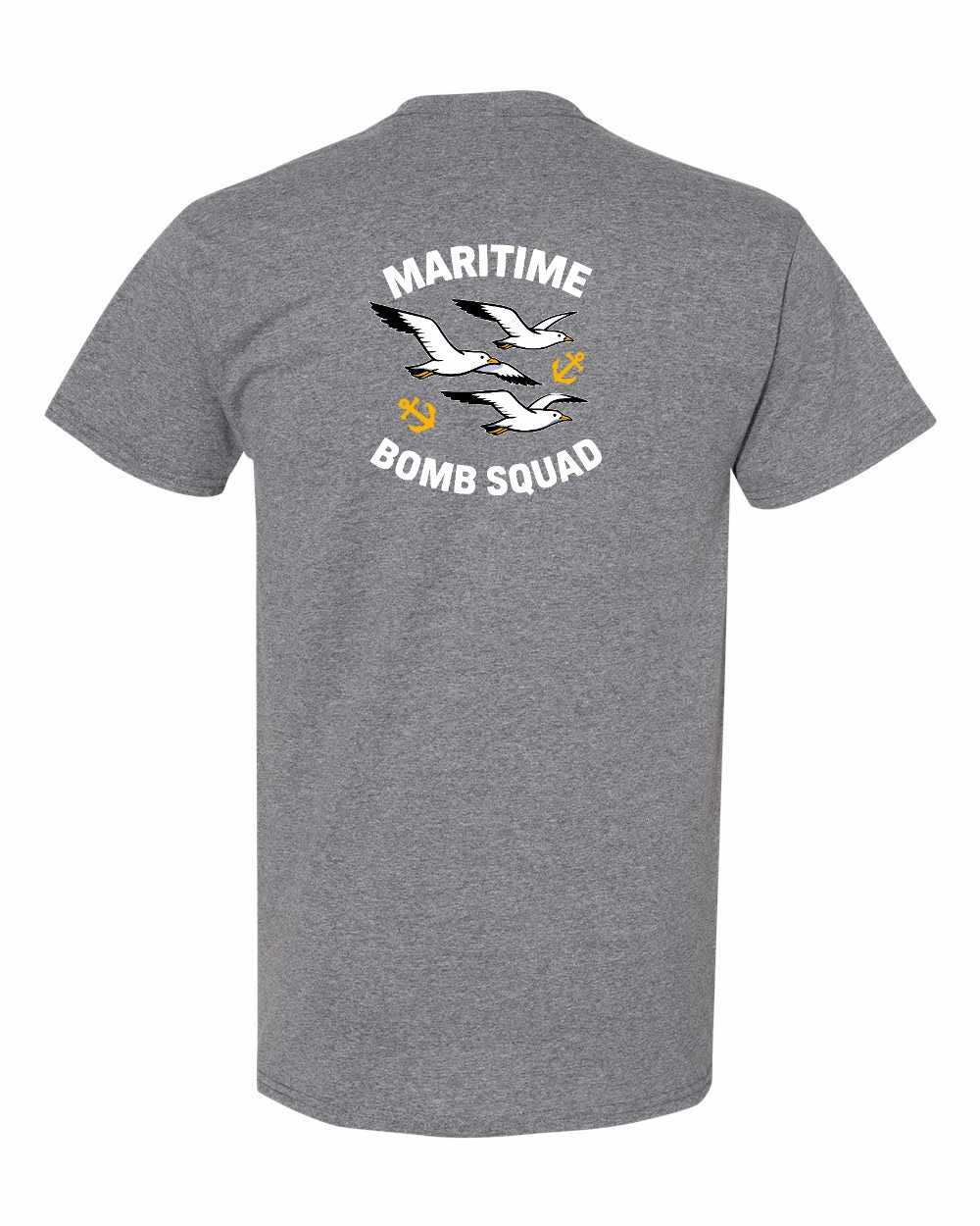 Maritime Bomb Squad Left Chest & Back Men's Tee