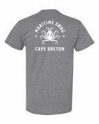 Maritime Swag CB Octopus Left Chest and Back Men's Tee