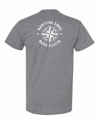 Maritime Swag NS Compass Left Chest and Back Men's tee