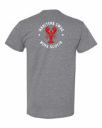 Maritime Swag NS Mandala Red Lobster Left Chest and Back Men's tee