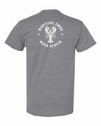 Maritime Swag NS Mandala white Lobster Left Chest and Back Men's tee