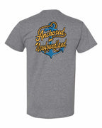Anchored in NFLD (New Design) Left Chest and Back Men's Tee