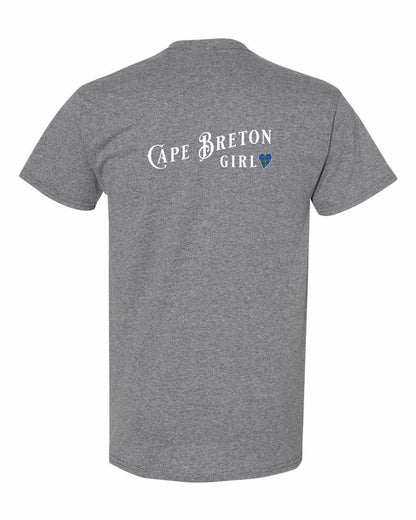 Cape Breton Girl Tartan Left Chest and Back Men's Tee