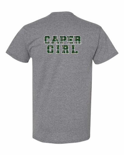 Caper Girl Left Chest and Back Men's Tee