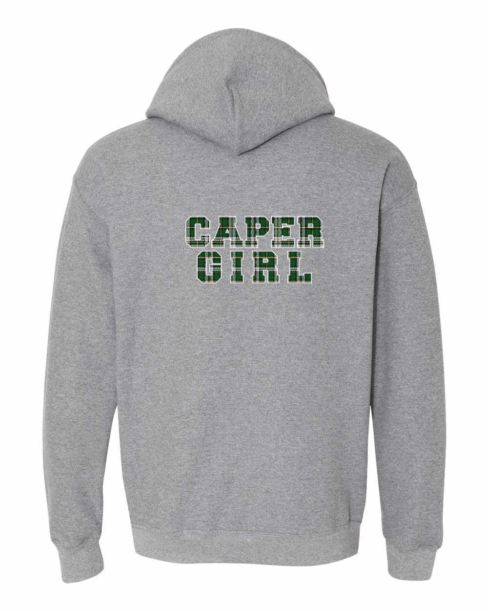 Caper Girl Left Chest and Back Pullover Hoodie - Unisex
