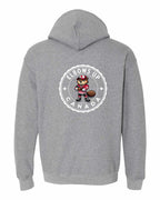 Elbows up Beaver Left Chest and Back Pullover Hoodie - Gildan Canada (sewn Internationally) - Unisex