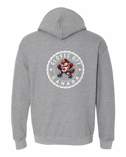Gloves Off Beaver Left Chest and Back Pullover
