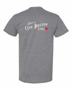 Just a CB Girl Red Heart Left Chest and Back Men's Tee