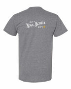 Just a NS Guy Yellow Compass Left Chest and Back Men's tee