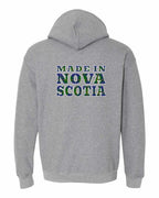 Made In NS ( Tartan Lettering) Left Chest and Back Pullover Hoodie - Unisex
