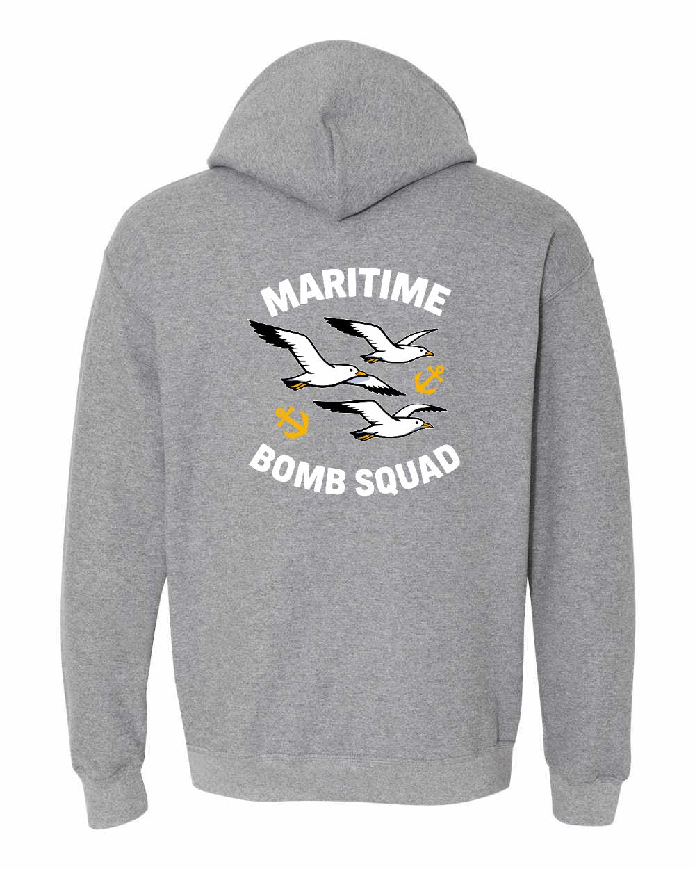 Maritime Bomb Squad Left Chest & Back Pullover Hoodie - Unisex