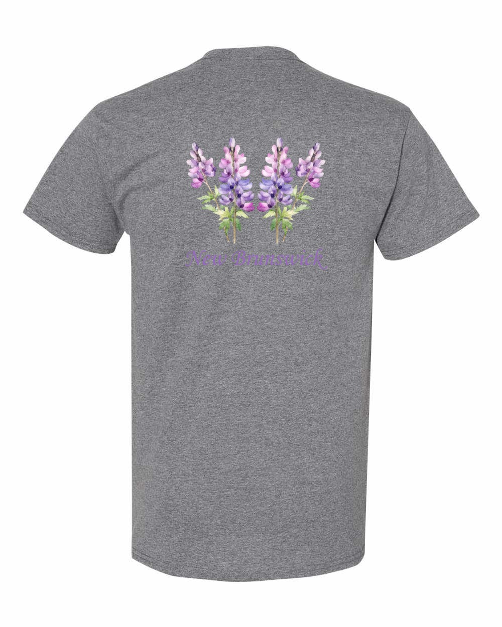 New Brunswick Lupins Left Chest and Back Men's Tee