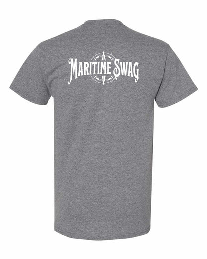 Maritime Swag Logo Left Chest and Back Men's Tee