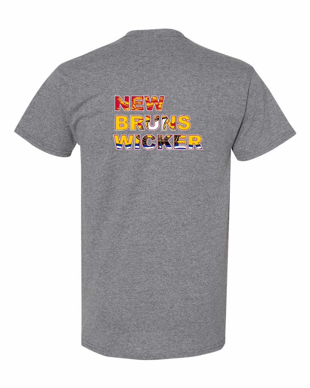 New Bruns Wicker Left Chest and Back Men's Tee