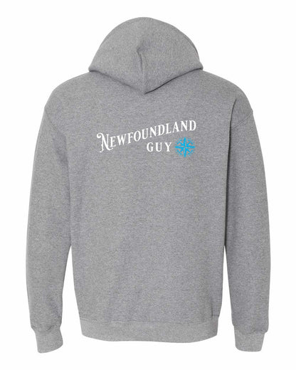 Newfoundland Guy blue Left Chest and Back Pullover