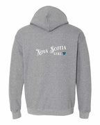 NS Girl Tartan Heart Left Chest and Back Pullover Hoodie - Unisex