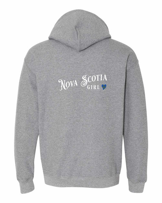 NS Girl Tartan Heart Left Chest and Back pullover