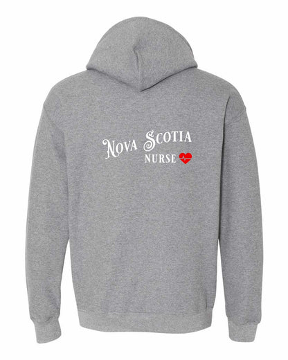 Nova Scotia Nurse Left Chest and Back pullover