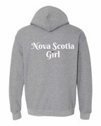 NS Girl Heart Dot Left Chest & Back Pullover Hoodie - Unisex