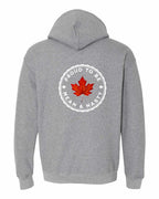Proud Mean & Nasty Leaf Left Chest and Back Pullover Hoodie - Gildan Canada (sewn Internationally) - Unisex