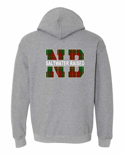 New Brunswick Saltwater Raised Left Chest and Back Pullover Hoodie