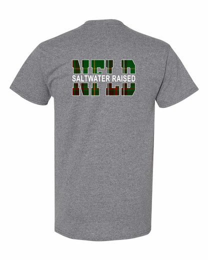 Newfoundland Saltwater Raised Left Chest and Back Men's Tee Printed NOT STITCHED