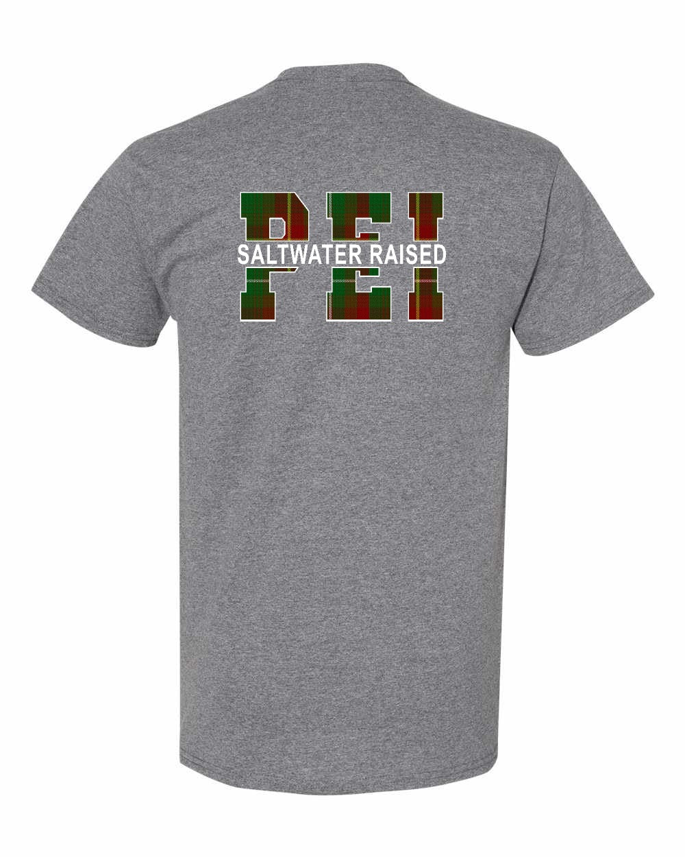 PEI Saltwater Raised Left Chest and Back Men's Tee