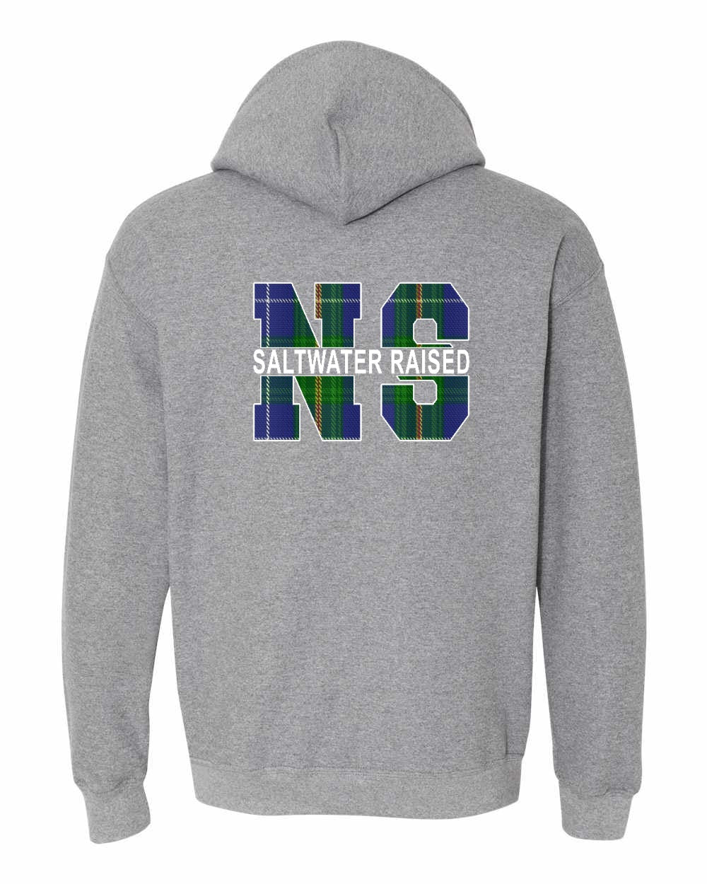 Saltwater Raised NS Left Chest and Back Pullover Hoodie - Unisex