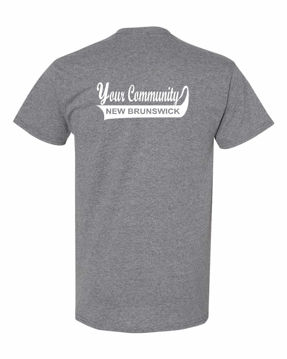 Your Community Swoop (New Brunswick) Left Chest and Back Men's Tee
