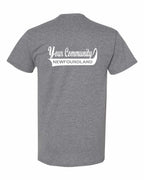 Custom Your Community Swoop (NFLD) Left Chest and Back Men's Tee