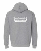 Custom Your Community Swoop (NFLD) Left Chest and Back Pullover Hoodie - Unisex