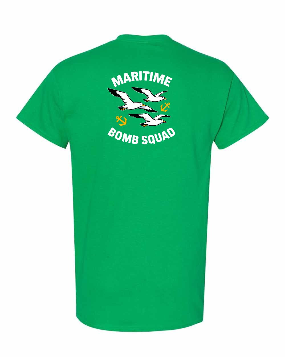 Maritime Bomb Squad Left Chest & Back Men's Tee