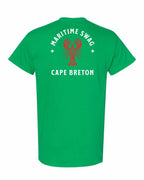 Maritime Swag CB Mandala Red Lobster Left Chest and Back Men's Tee