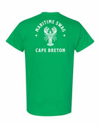 Maritime Swag CB Mandala white Lobster Left Chest and Back Men's Tee
