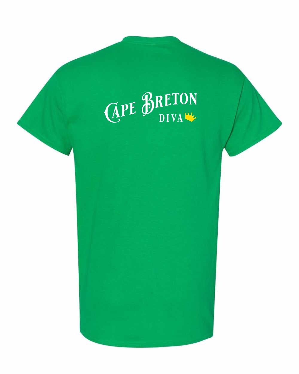 Cape Breton Diva Left Chest and Back Men's Tee