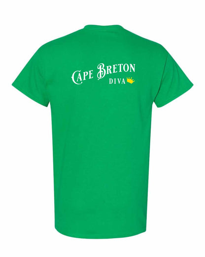 Cape Breton Diva Left Chest and Back Men's Tee