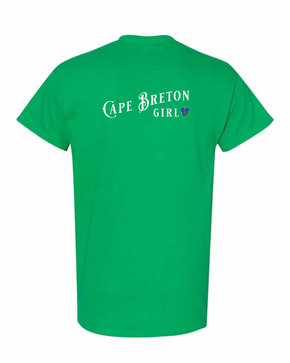 Cape Breton Girl Tartan Left Chest and Back Men's Tee