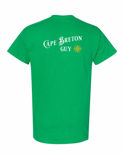 Just a Cape Breton Guy yellow Left Chest and Back Men's Tee