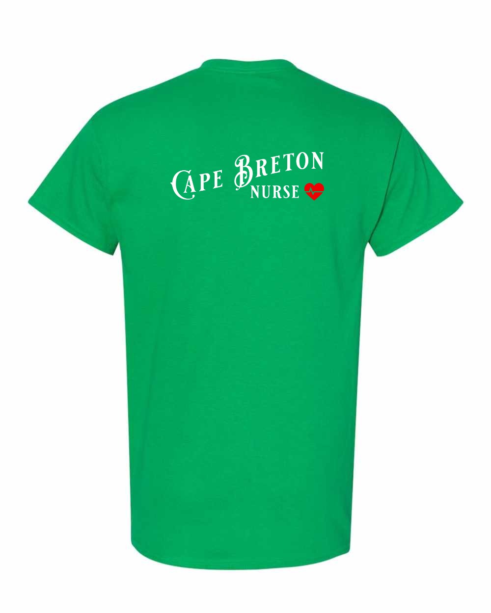 Cape Breton Nurse Left Chest and Back Men's Tee