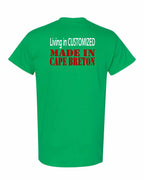 Living Alberta Made in CB Left Chest and Back Men's Tee