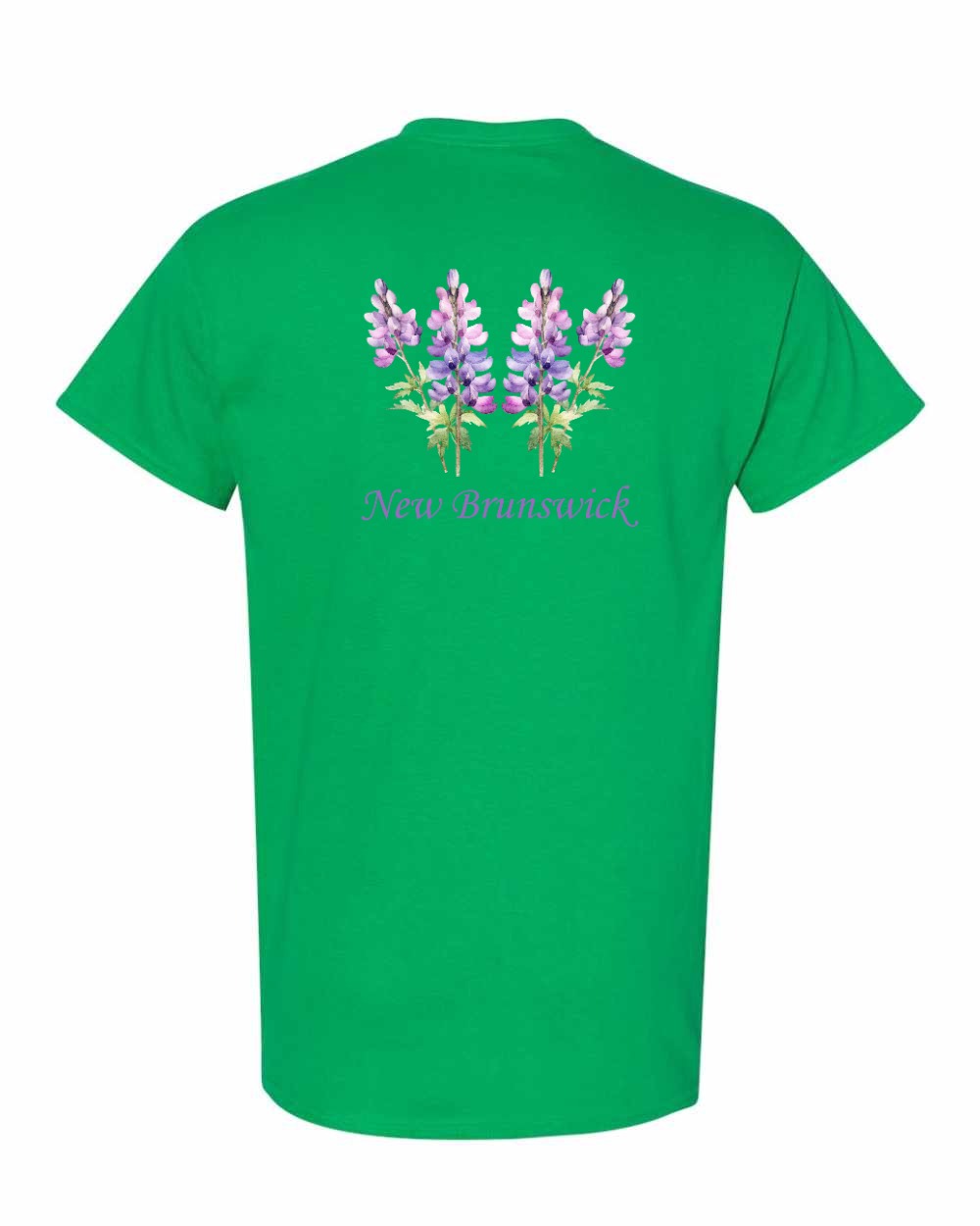 New Brunswick Lupins Left Chest and Back Men's Tee