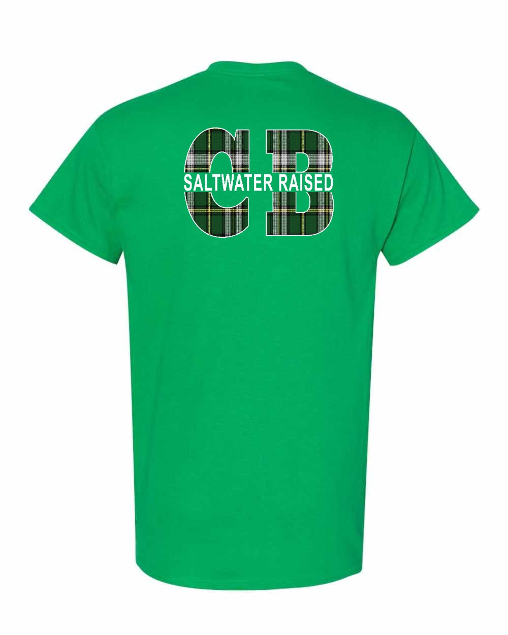 Saltwater Raised Left Chest and Back Men's Tee