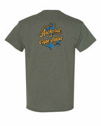 Anchored in CB (New Design) Left Chest and Back Men's Tee