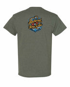 Anchored In NS (Old Design) Left Chest and Back Men's tee