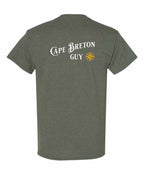Just a CB Guy Yellow Compass Left Chest and Back Men's Tee