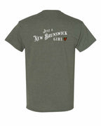 NB Girl Tartan heart Left Chest and Back Men's Tee