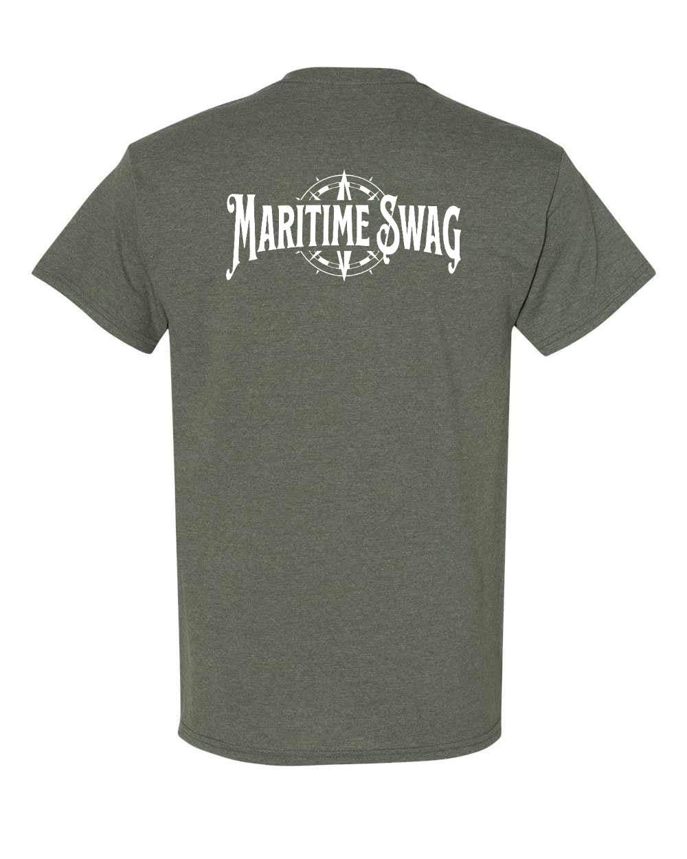 Maritime Swag Logo Left Chest and Back Men's Tee