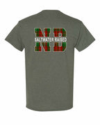NB Saltwater Raised Left Chest and Back Men's Tee